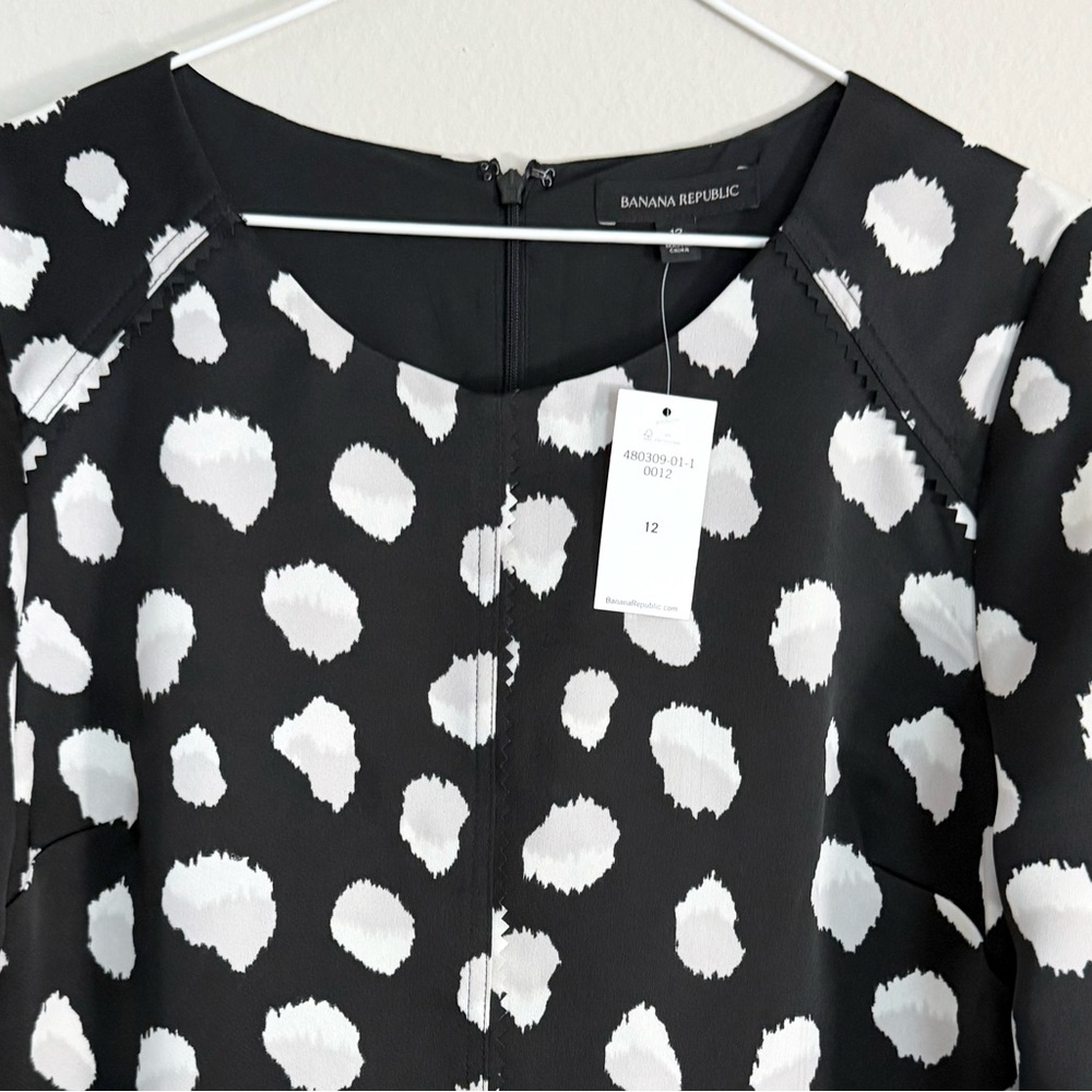 Banana Republic Silk Polka Dot Dress - Picture 5 of 7